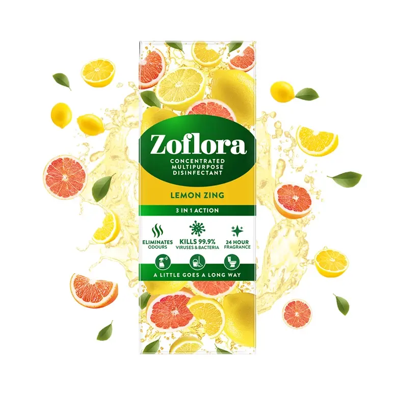 ZOFLORA DISINFECTANT LEMON ZING 120ML