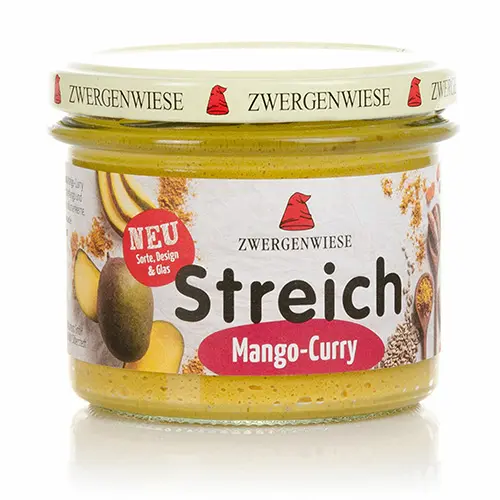 Zwergenwiese Pålägg Streich Ekologisk Glutenfri | Mango/karry